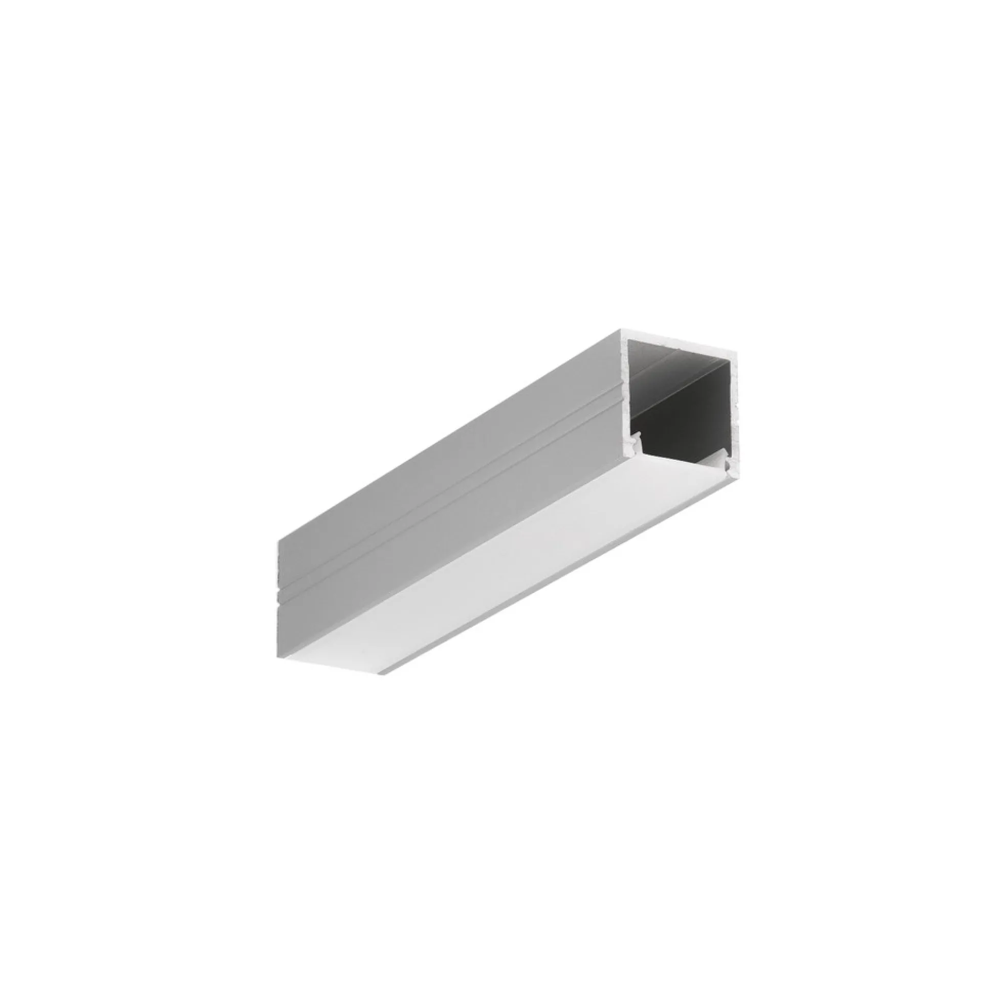 1m aluprofil SMART16 BC3/U4 - Anodiseret, påbygning, LED skinne