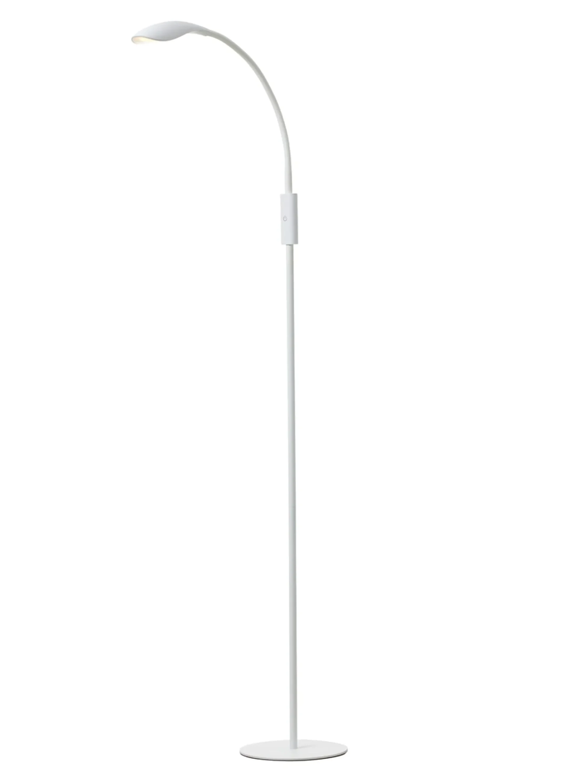 Mamba Gulvlampe, 5,5W med dæmp, H140cm, hvid