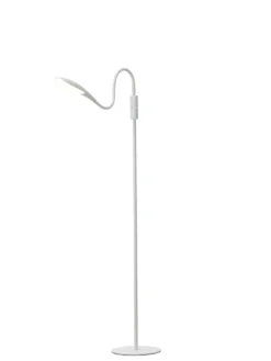 Mamba Gulvlampe, 5,5W med dæmp, H140cm, hvid