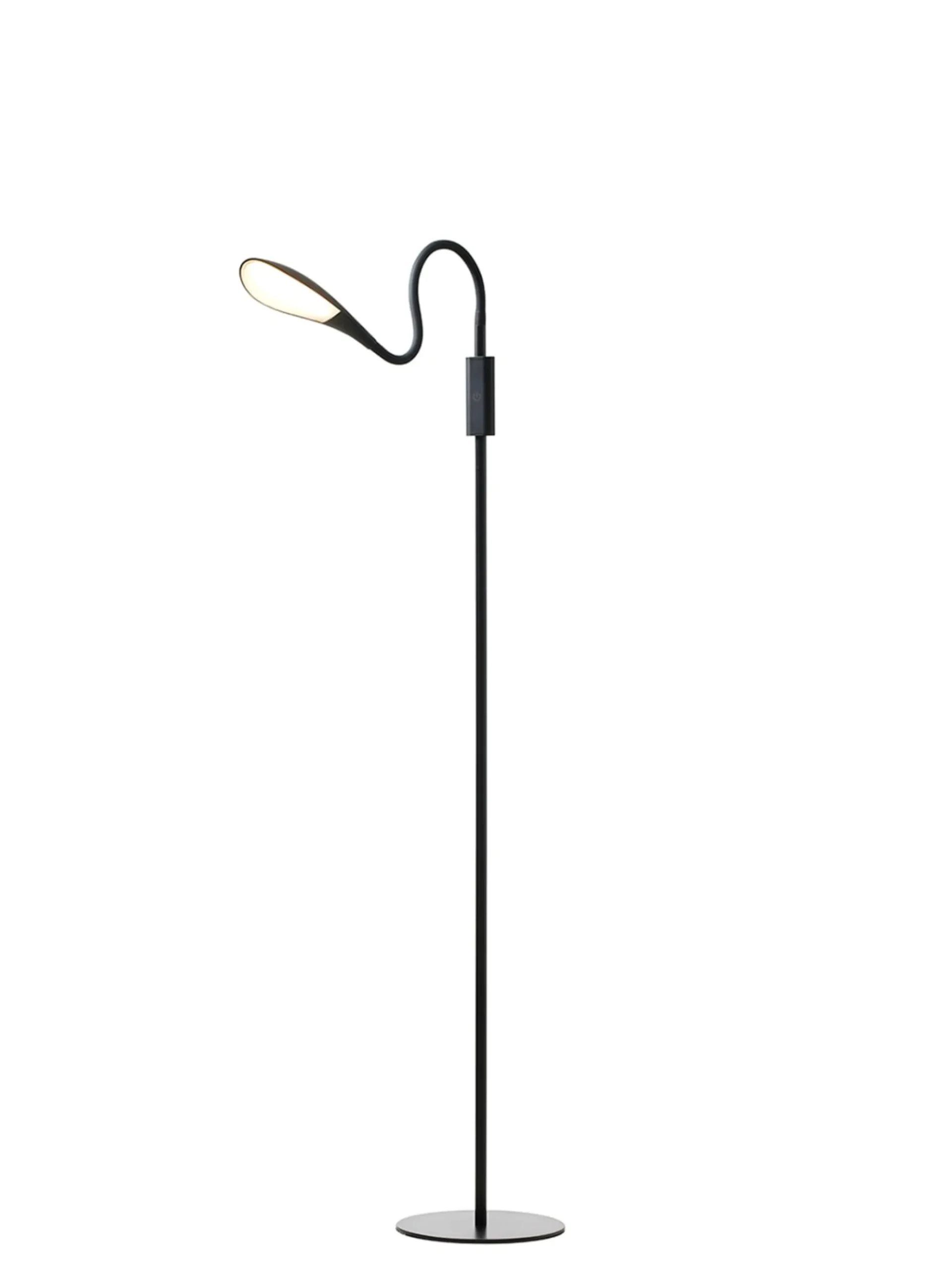 Mamba gulvlampe 3,5W med dæmp, H140cm, sort