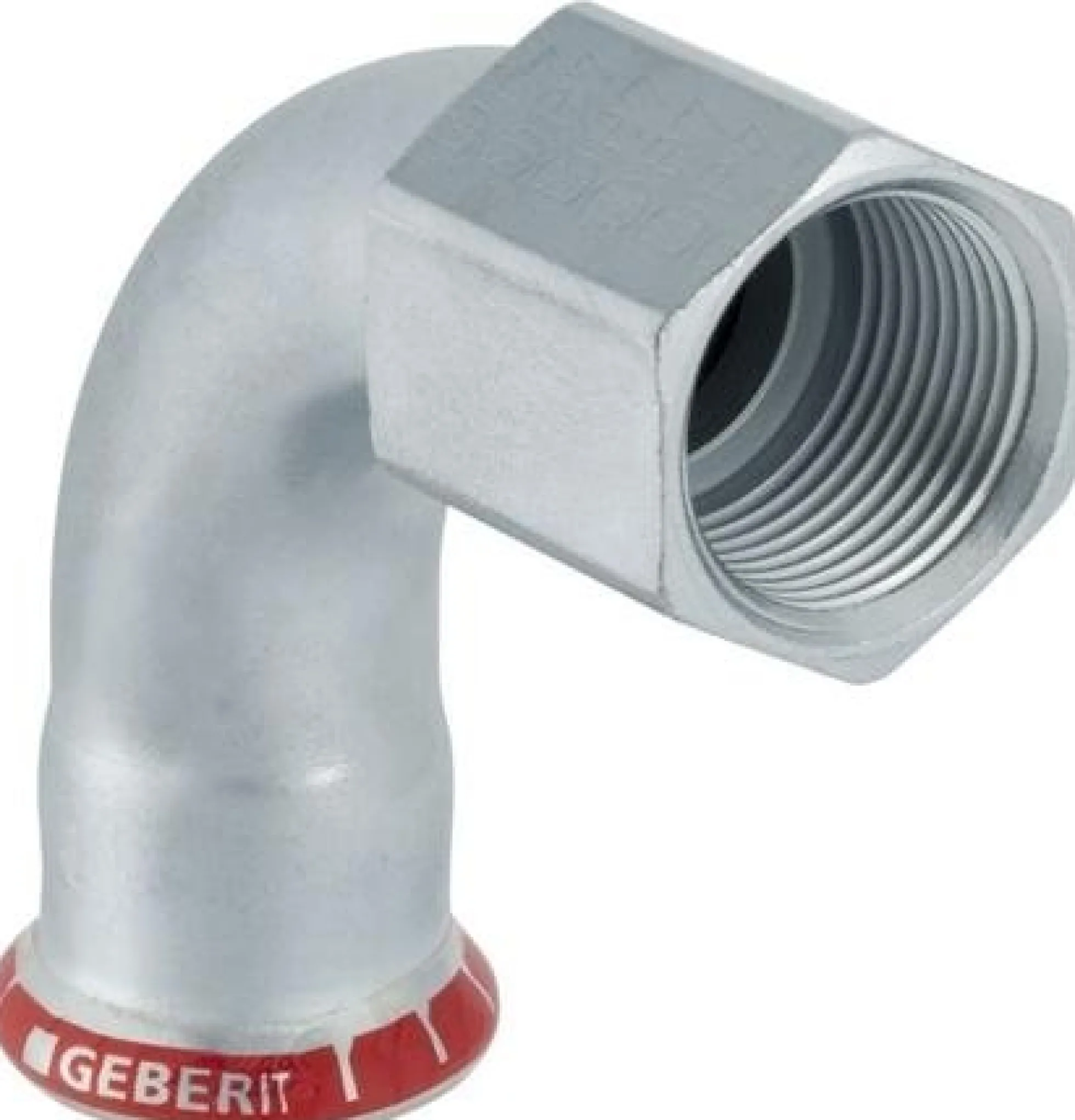 Mapress El-Forzinket, overgangsvinkel 90°, muffe/muffe– Geberit