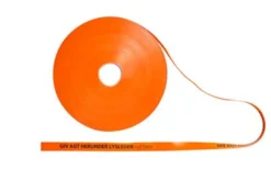 Markeringsbånd fiber orange, 25 x 0,3 mm - GM Plast - 250 meter