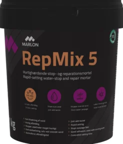 Marlon RepMix 5 stop- og reparationsmørtel, 1 kg