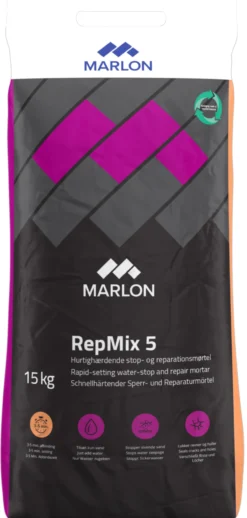 Marlon RepMix 5 stop- og reparationsmørtel, 15 kg