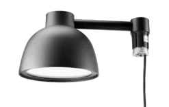 Mastehoved Herning Midi, Ø60 mm, 3000/4000K, sort/grå - SG Armaturen