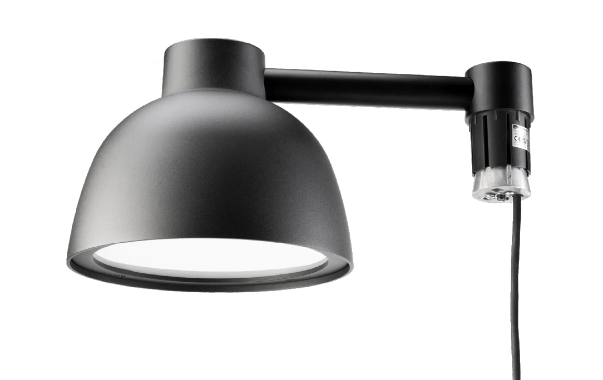 Mastehoved Herning Midi, Ø60 mm, 3000/4000K, sort/grå - SG Armaturen