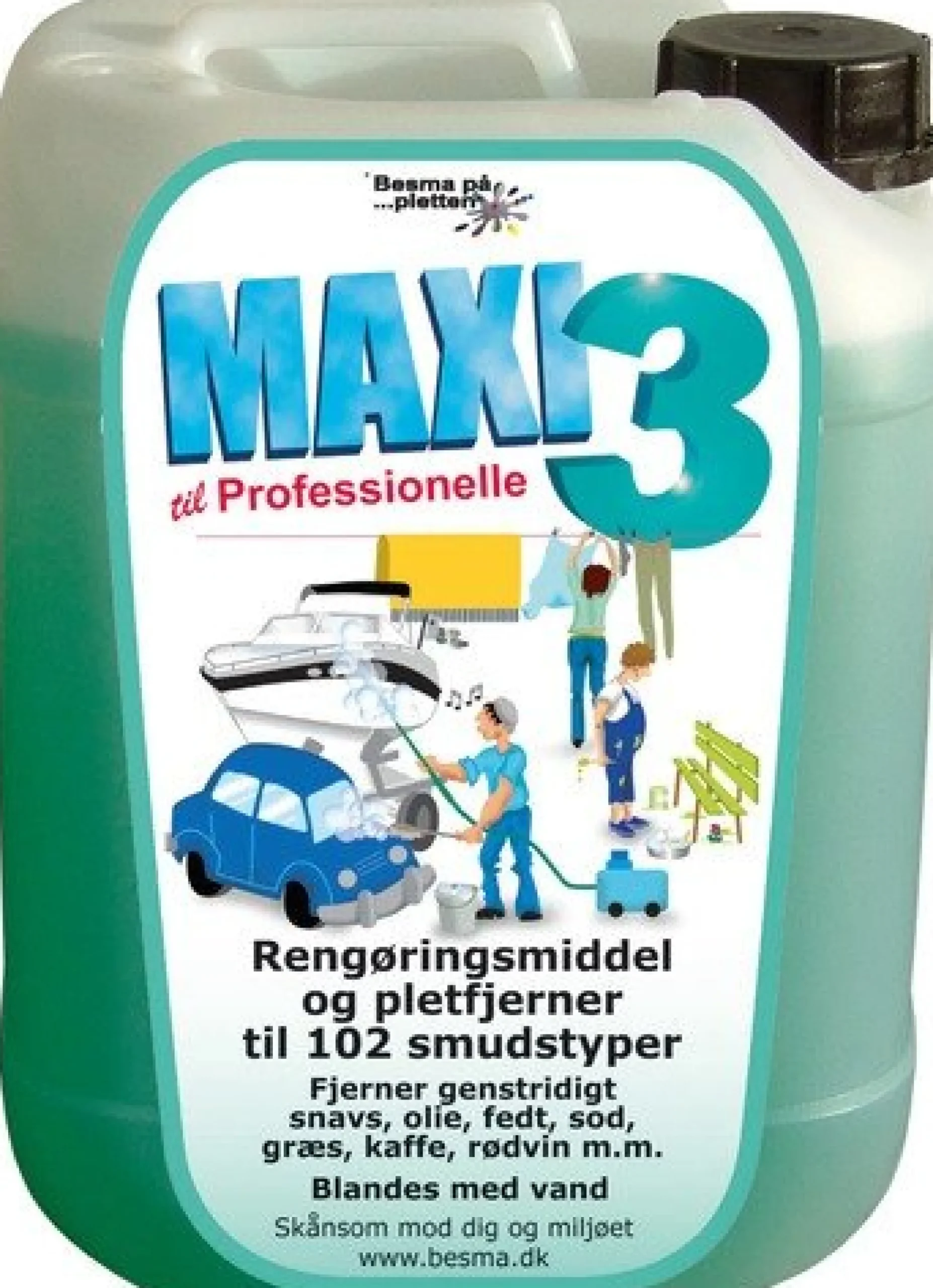 Maxi 3 rengøringsmiddel, 5 liter