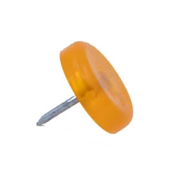 Møbelglider Ø25 mm, med søm, 4 stk. - Fischer - 5 stk