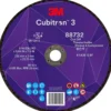3M Cubitron III Skæreskive, 230-2, plan, stål/RF, T41, 22,2mm, 6650 pr. minut