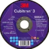 3M™ Cubitron™ III skrubskive, 125 mm x 7 mm, forsænket midte, til stål og rustfrit stål