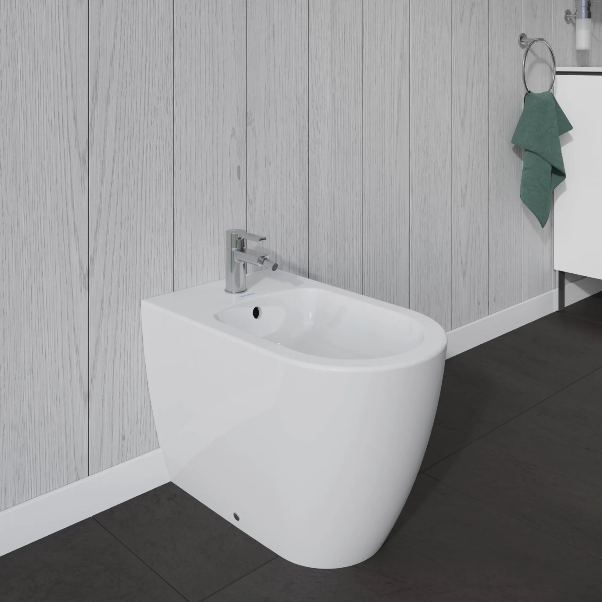Me by Starck gulvbidet, hvid