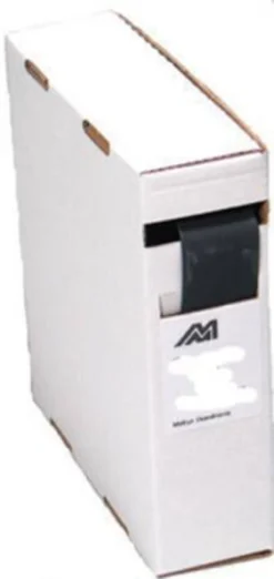 Melbye Mini-Box krympeslange med lim, 24/8, sort