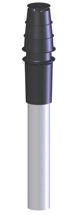 Metalbestos ConneXt aftrækstop 60/100 x 1151 mm sort