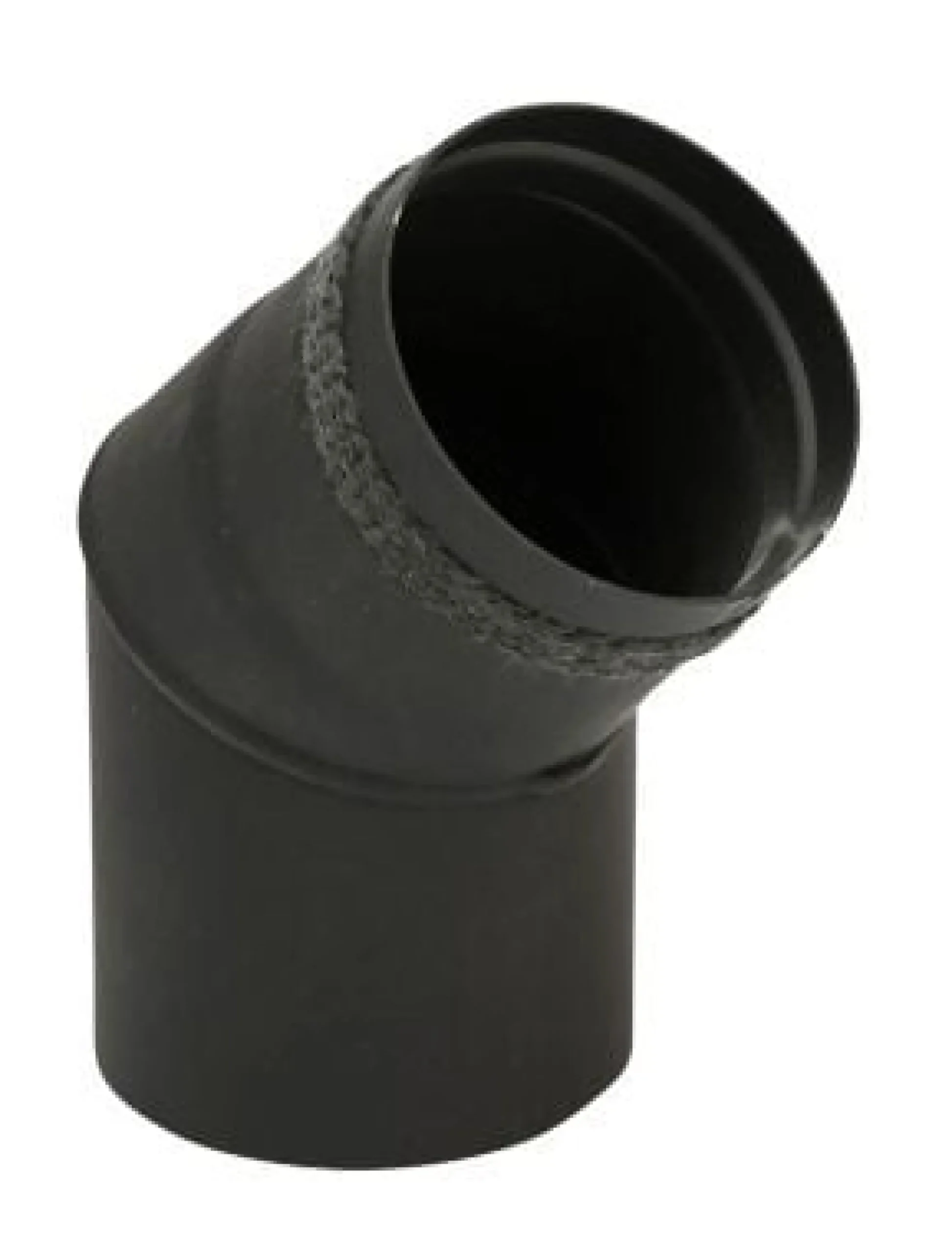 Metalbestos 80 mm, knærør 45°, sort røgrør