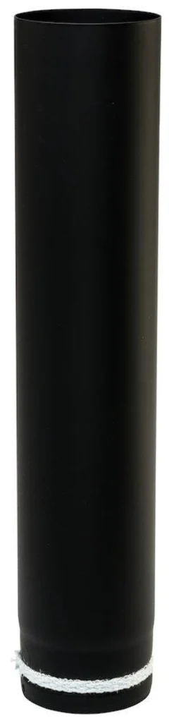 Metalbestos, 80 mm røgrør, 1000 mm, sort