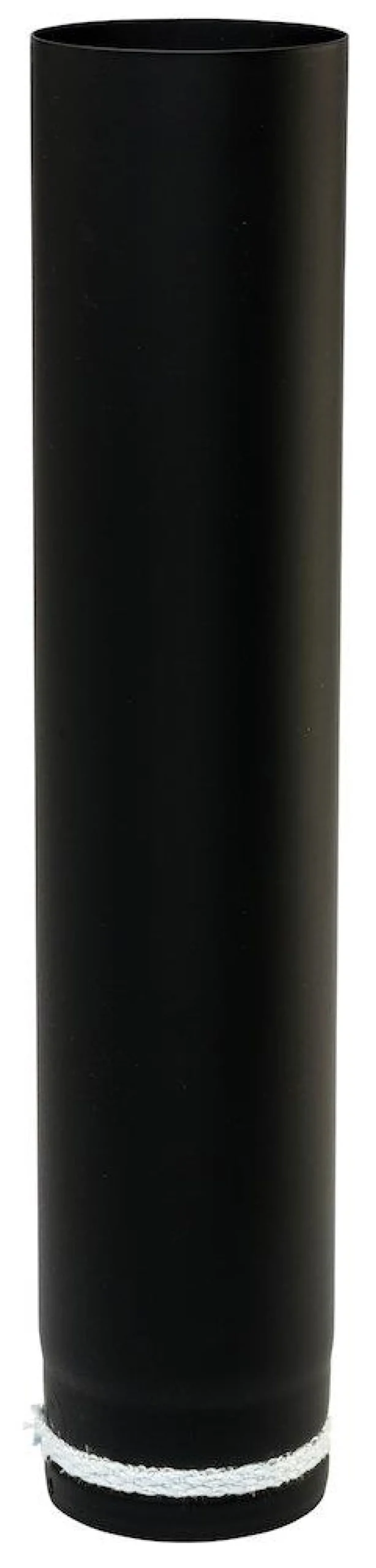 Metalbestos, 80 mm røgrør, 1000 mm, sort