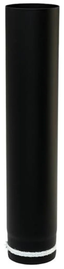 Metalbestos, 80 mm røgrør, 1000 mm, sort