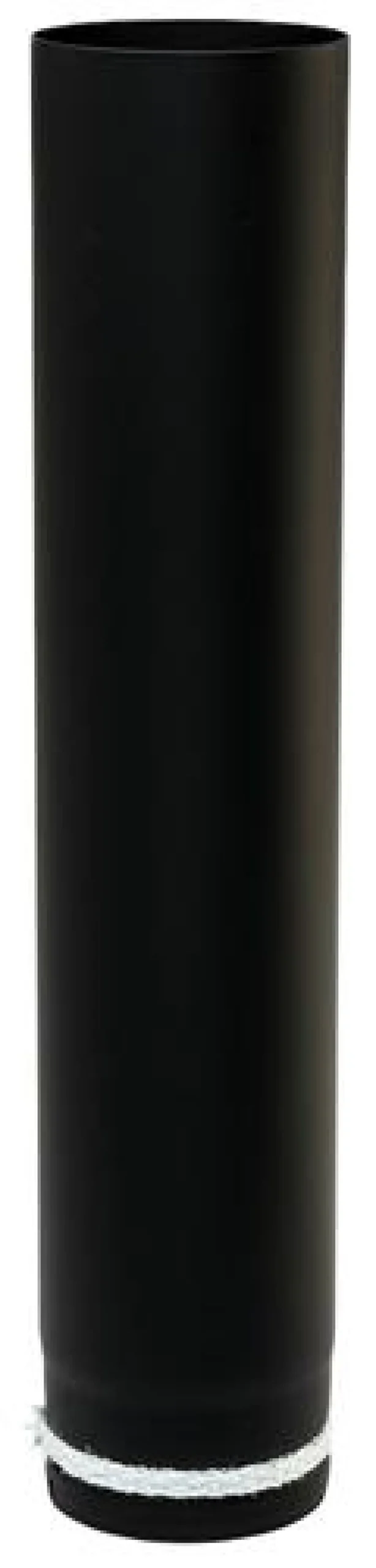 Metalbestos, 80 mm røgrør, 1000 mm, sort