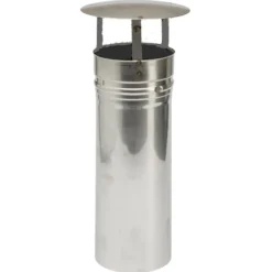 MetalbestoS Omega Ø100 mm foringshætte