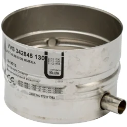 MetalbestoS Omega Ø130 mm foringsbæring foringsbæring m. kondensaftap