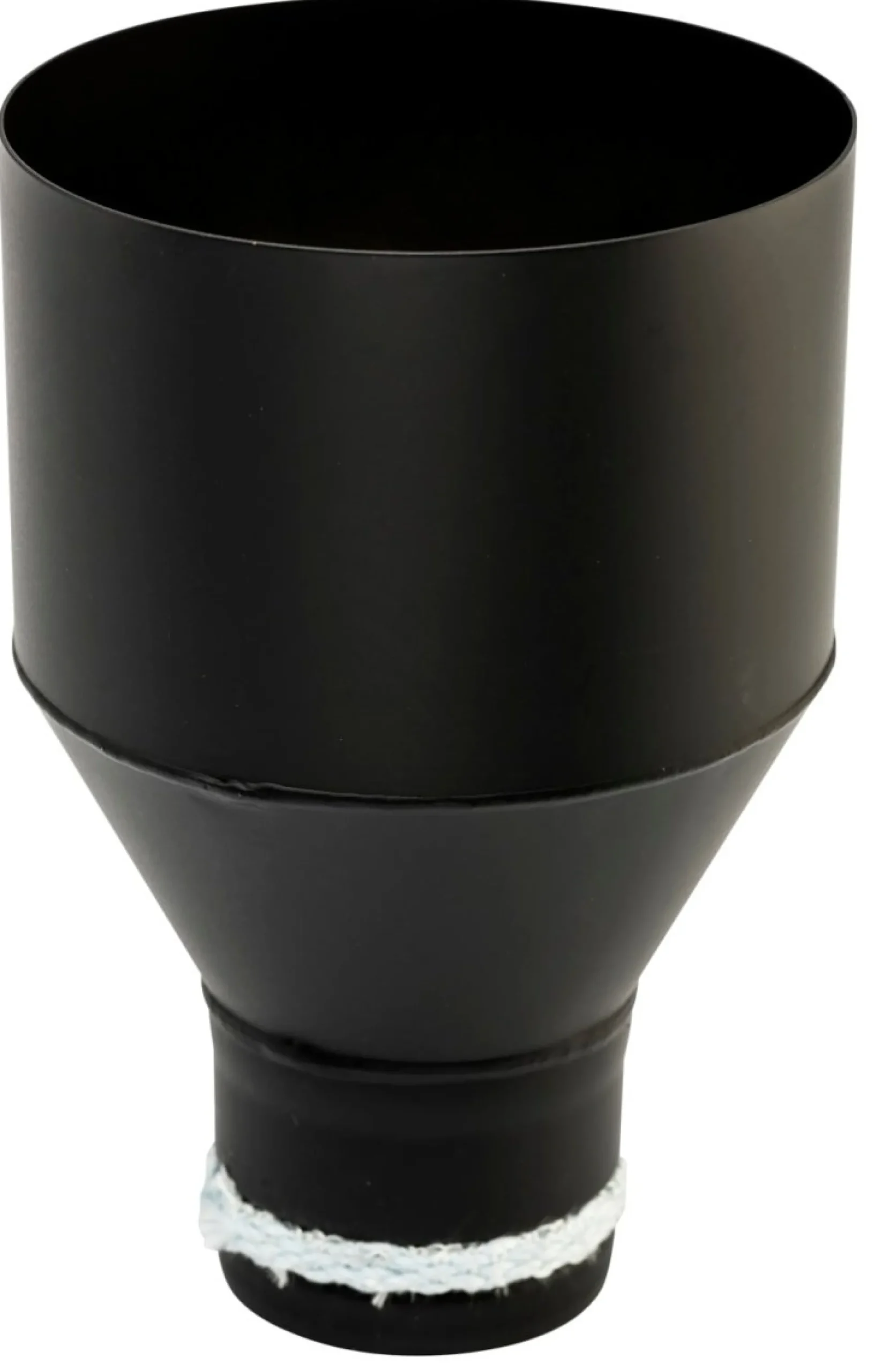 Metalbestos overgang, 100mm til 150mm stålskorsten