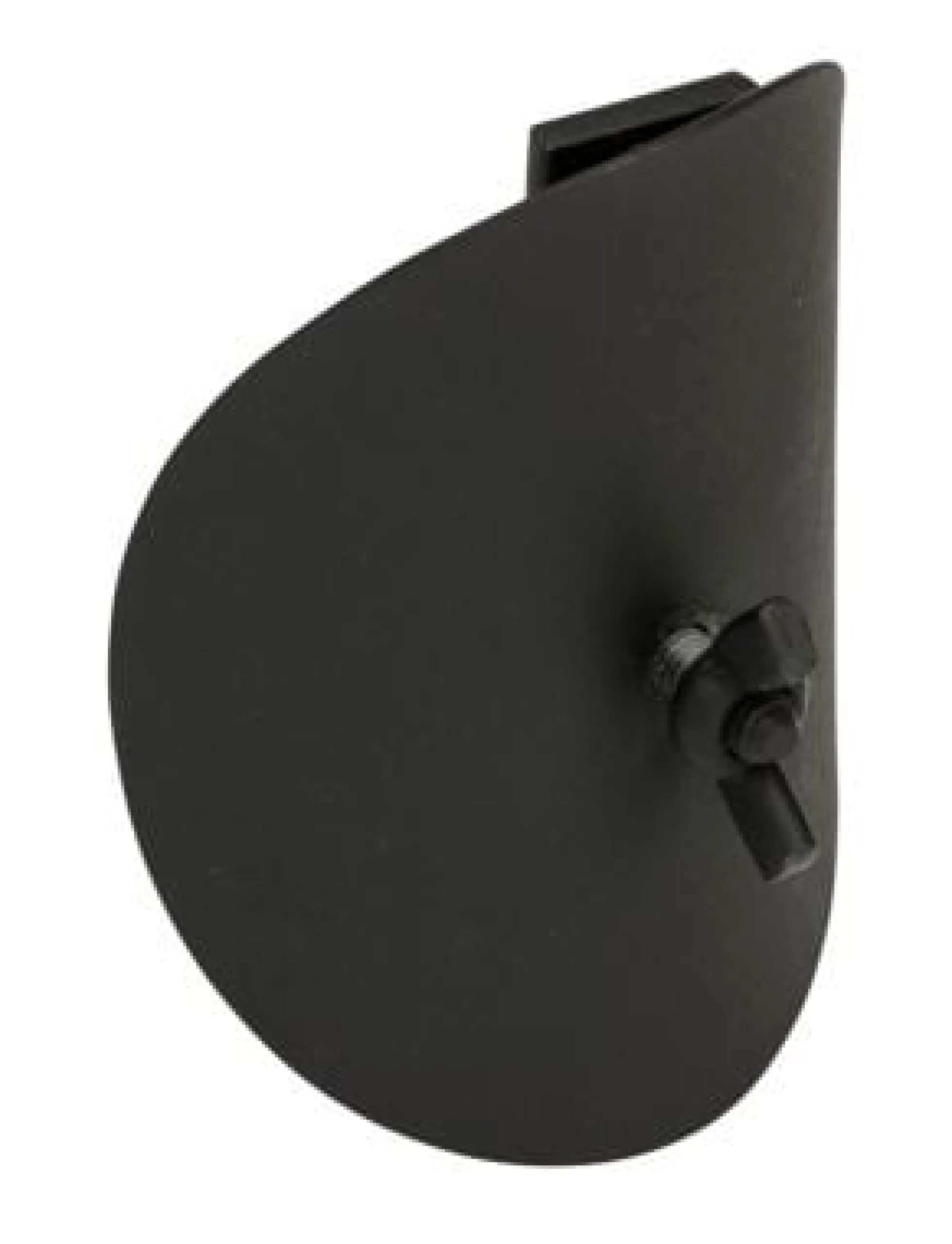Metalbestos renseklap 100 mm, løs, sort røgrør