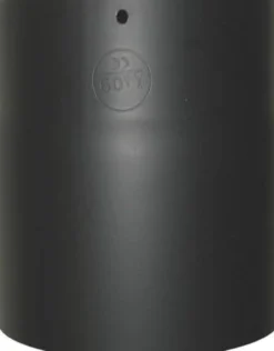 MetalbestoS® – Røgrør, sort, uden klap, Ø130 mm - Vælg længde