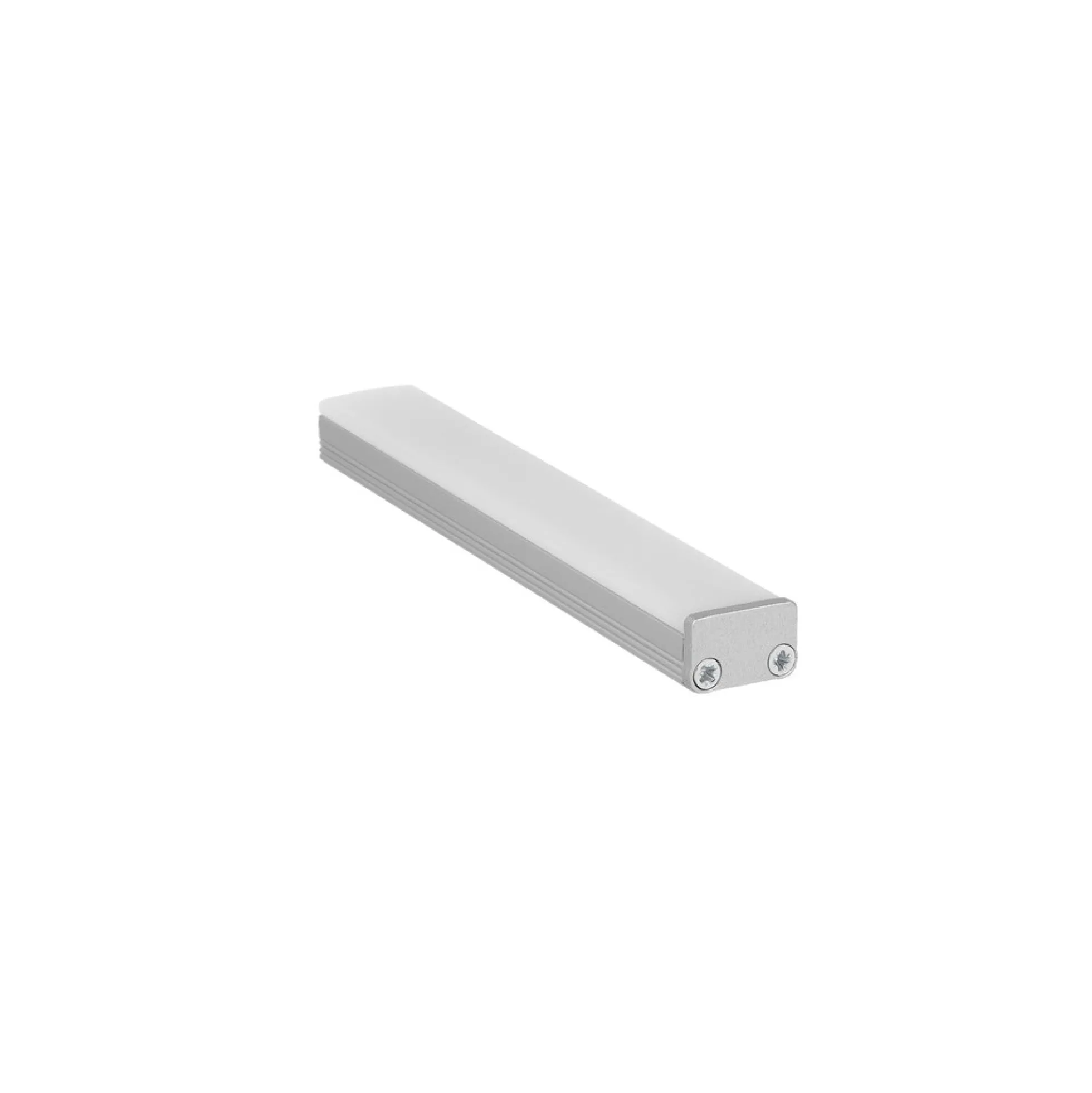 1 meter aluprofil FLOOR8 K, anodiseret, fliseprofil, LED skinne