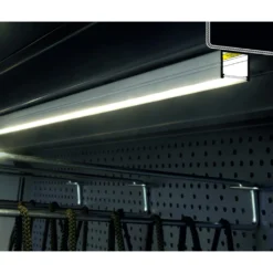 1 meter aluprofil SMART16 BC3/U4, hvid lakeret, påbygning, LED skinne