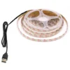 1 meter LED strip til TV og PC - USB, 60 LED pr. meter, kold hvid