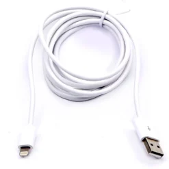 1,5 meter MFI Lightning til USB kabel, 2.4A, hvid - Apple certificeret