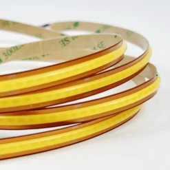 5 meter 10W/m FreeCut COB LED strip, 12V DC, varm hvid, IP20 - Silicon