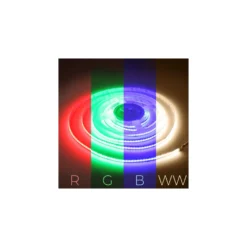 5 meter 20W/m RGB+WW COB-LED strip - 24V DC, IP20, 784 LED pr. meter, COB LED