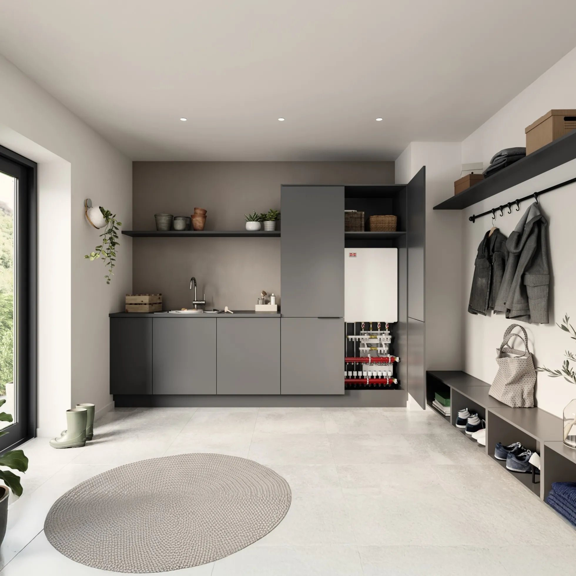 Metro Therm System 6 Slimline, fjernvarmeunit