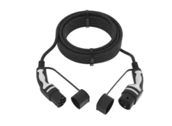 MicroConnect Mode 3 ladekabel til elbil, Type 2, 20A, 3-faset, 5 meter