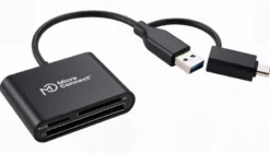 MicroConnect Premium multikortlæser, USB-A/USB-C, SD/microSD