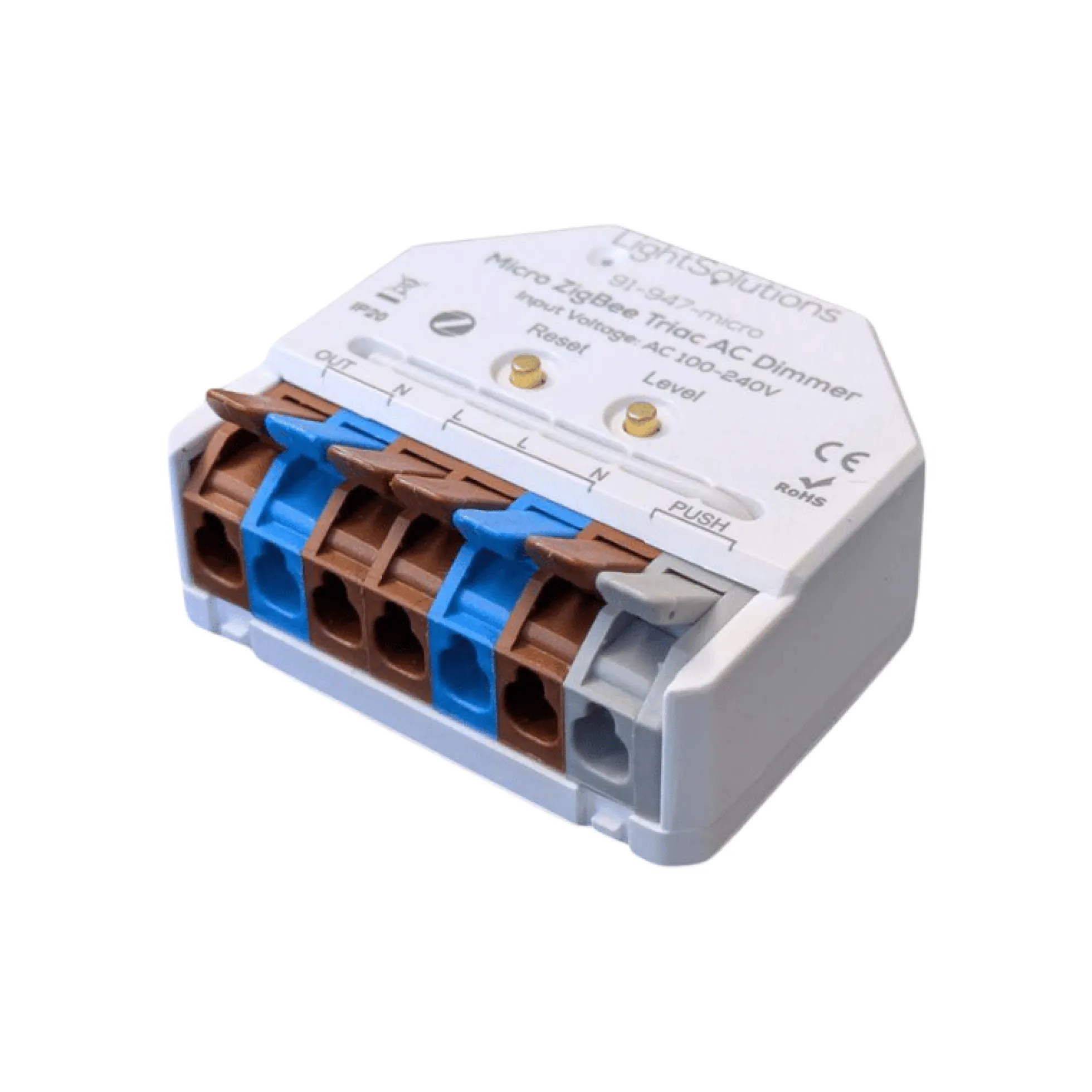 Micro ZigBee Triac Lysdæmper, 200W - LightSolutions