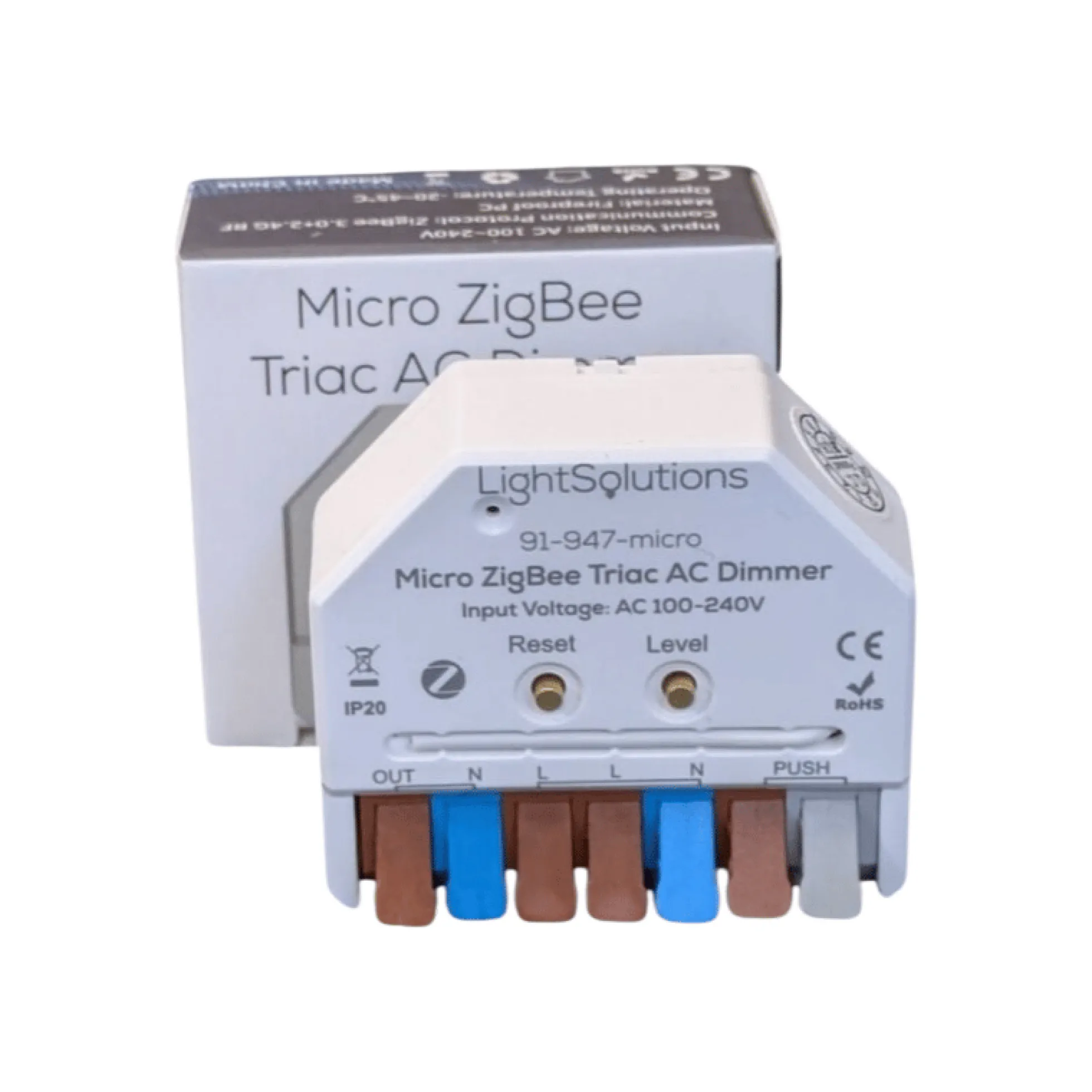 Micro ZigBee Triac Lysdæmper, 200W - LightSolutions