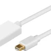 Mini DisplayPort til HDMI kabel, 5 meter, med lydoverførsel, hvid, med forgyldte stik - MicroConnect