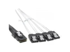miniSAS SFF8087 til 4x SATA kabel, 1 meter - MicroConnect