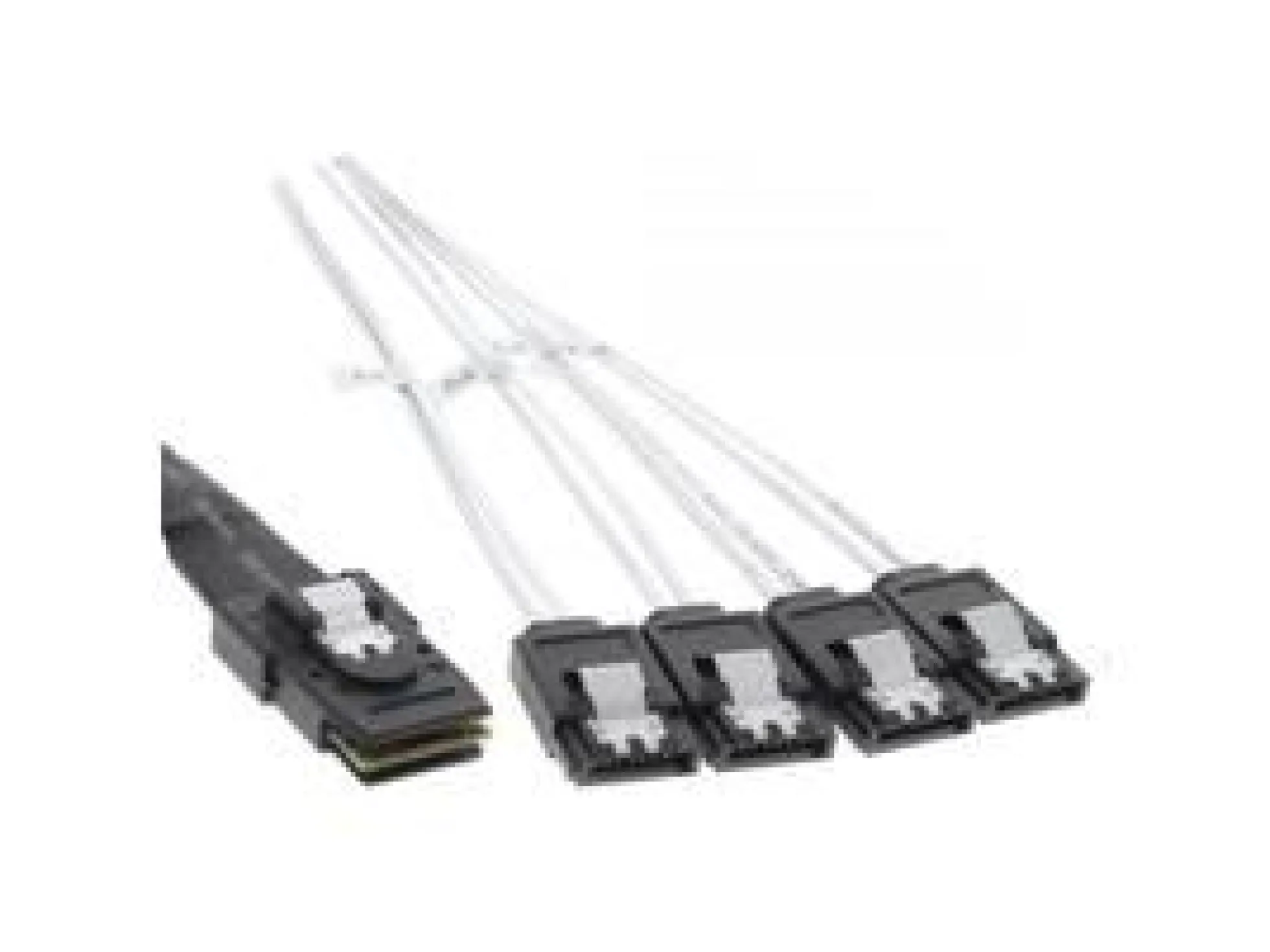 miniSAS SFF8087 til 4x SATA kabel, 1 meter - MicroConnect