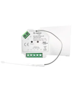 Mini ZigBee dobbeltrelæ, 2 x 390W