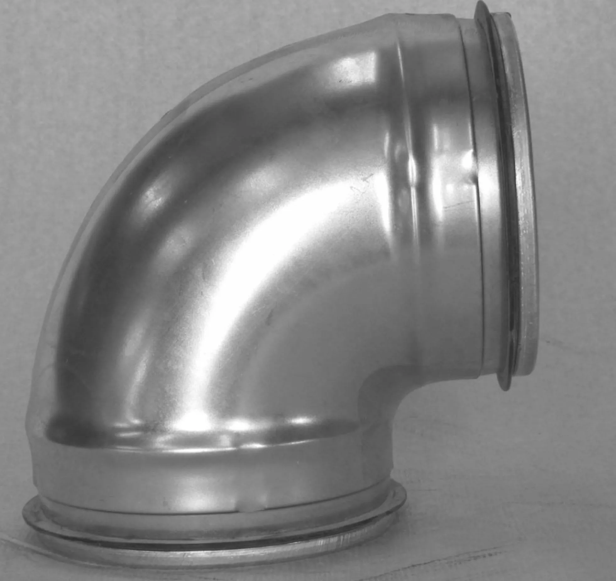 200mm BFK kort bøjning, 90g, Lindab