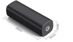 3.5mm filterkabel, anti-jamming, 15 cm