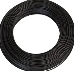 16 mm² installationsledning (Halogenfri), sort - 50 meter