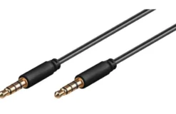 3,5 mm Minijack extension cable til headphone & audio