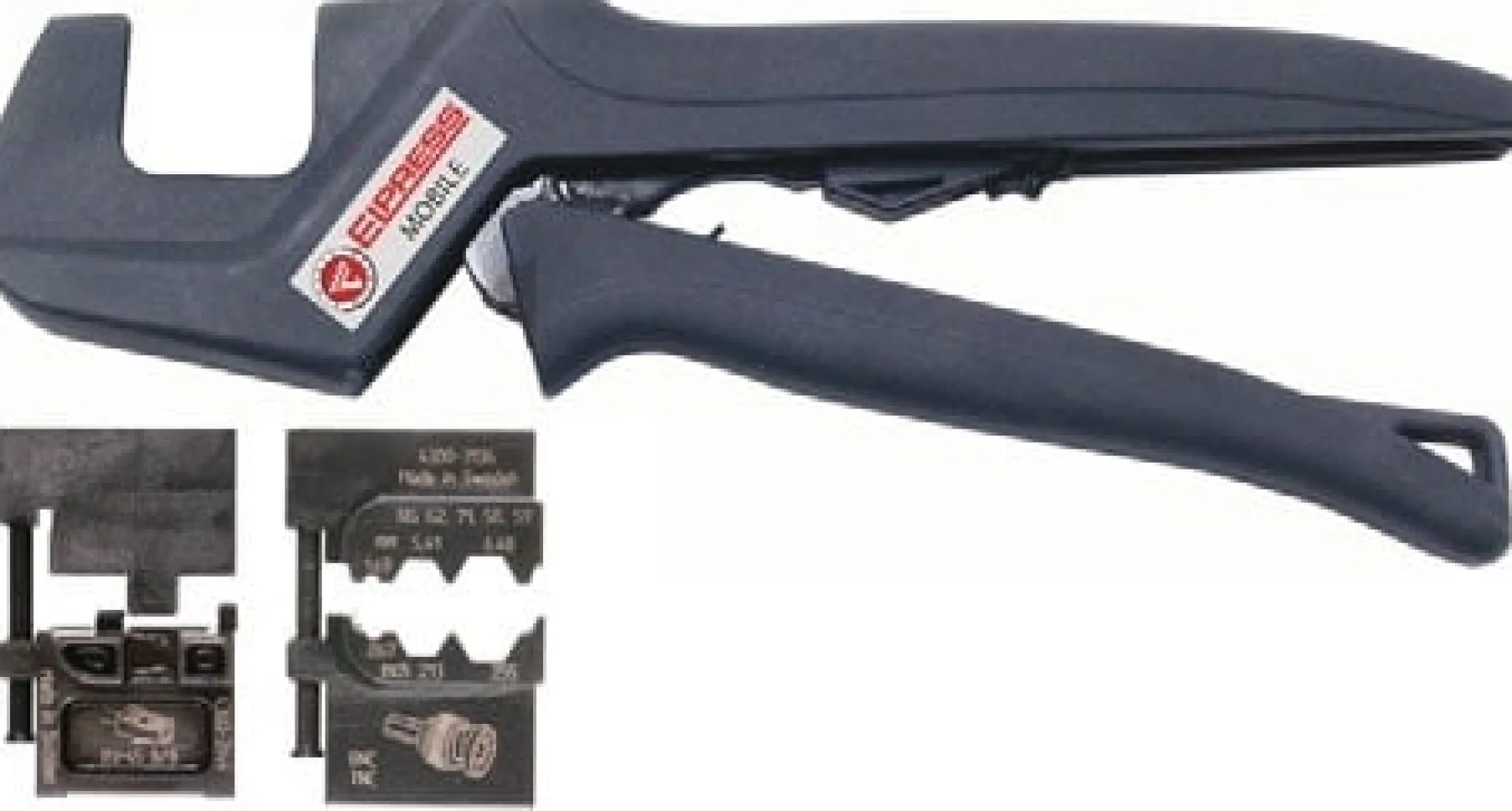 Mobile DataCom – Universal pressetang, RJ45 (8P8C), RG58-59-62-71 BNC-TNC