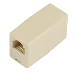 Modular adapter, RJ12-RJ12 F/F, 6P/6C, UTP forbindelse 1:1, plasthus - MicroConnect