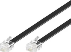 Modular lige RJ12, 6C/6P, 0,5 meter - MicroConnect