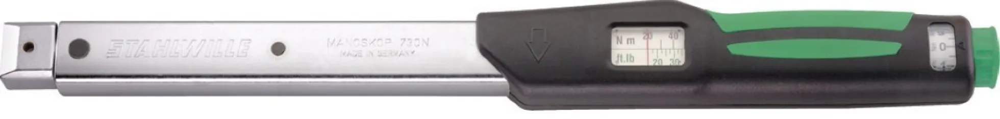 Momentnøgle for indstiksværktøj, 14 x 18 mm, 25 - 130 Nm, 730N/12